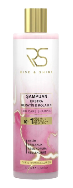 Rise & Shine Keratin & Kolajen Şampuan - 375 ML