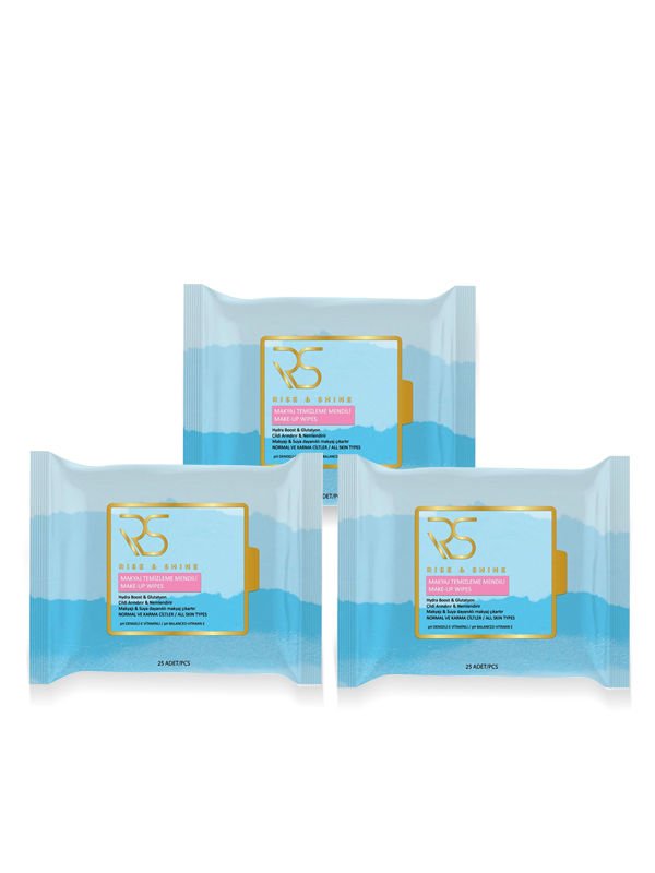 Rise & Shine Makyaj Temizleme Mendili - 25 'li X 3 Adet