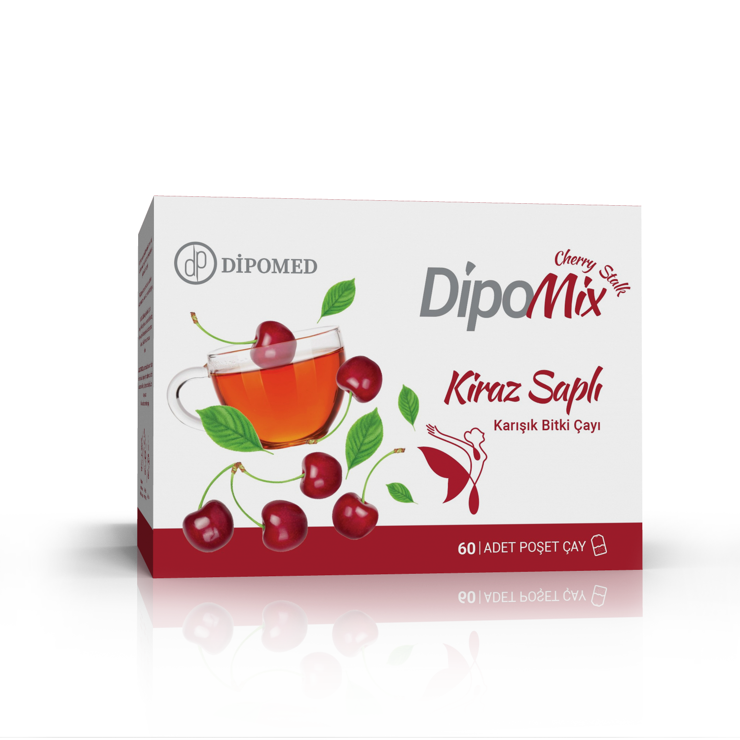 Dipomix Kiraz Saplı Karışık Bitki Çayi 60 Poşet