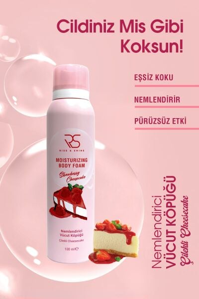 Rise & Shine Çilekli Vücut Köpük Losyon - 100 ML