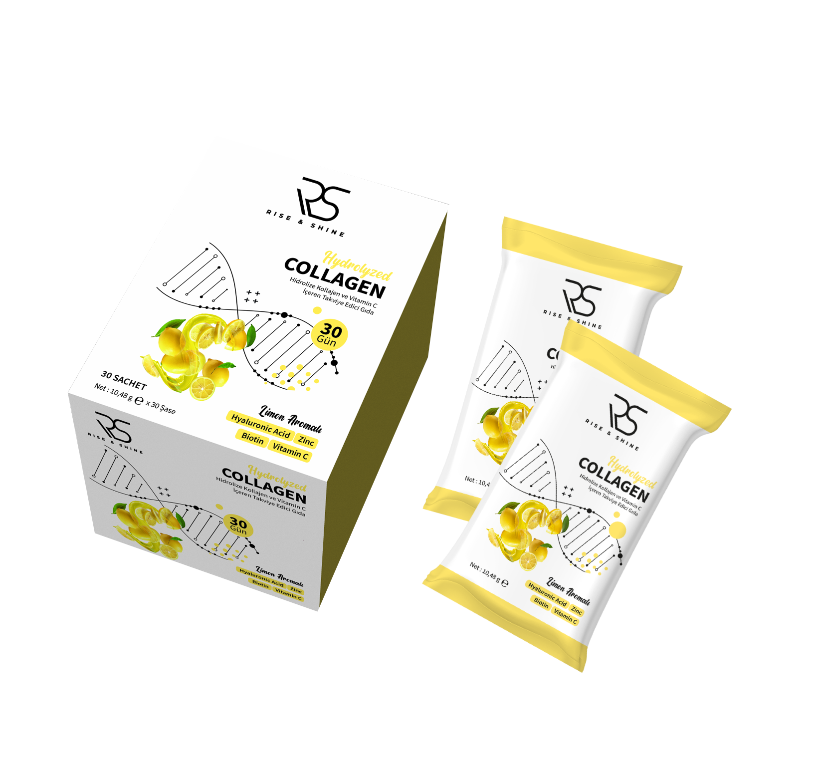 Rise & Shine Collagen Limon Aromalı - 30 Şase