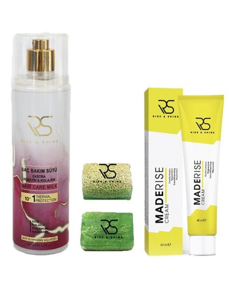 Süper 3 Lü Set ( Maderise + Sabun + Keratin Sütü )