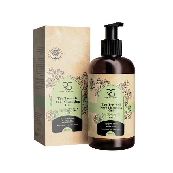 Rise & Shine Çay Ağacı Yağlı Yüz Temizleme Jeli - 250 ML