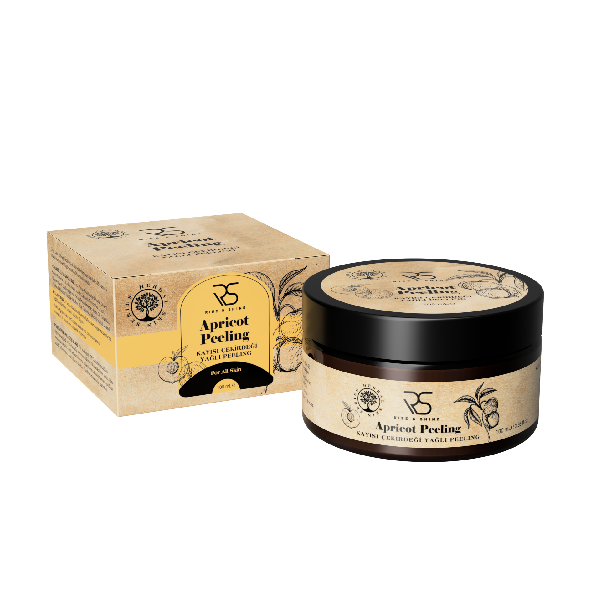 Rise & Shine Kayısı Çekirdeği Yağlı Peeling - 100 ML