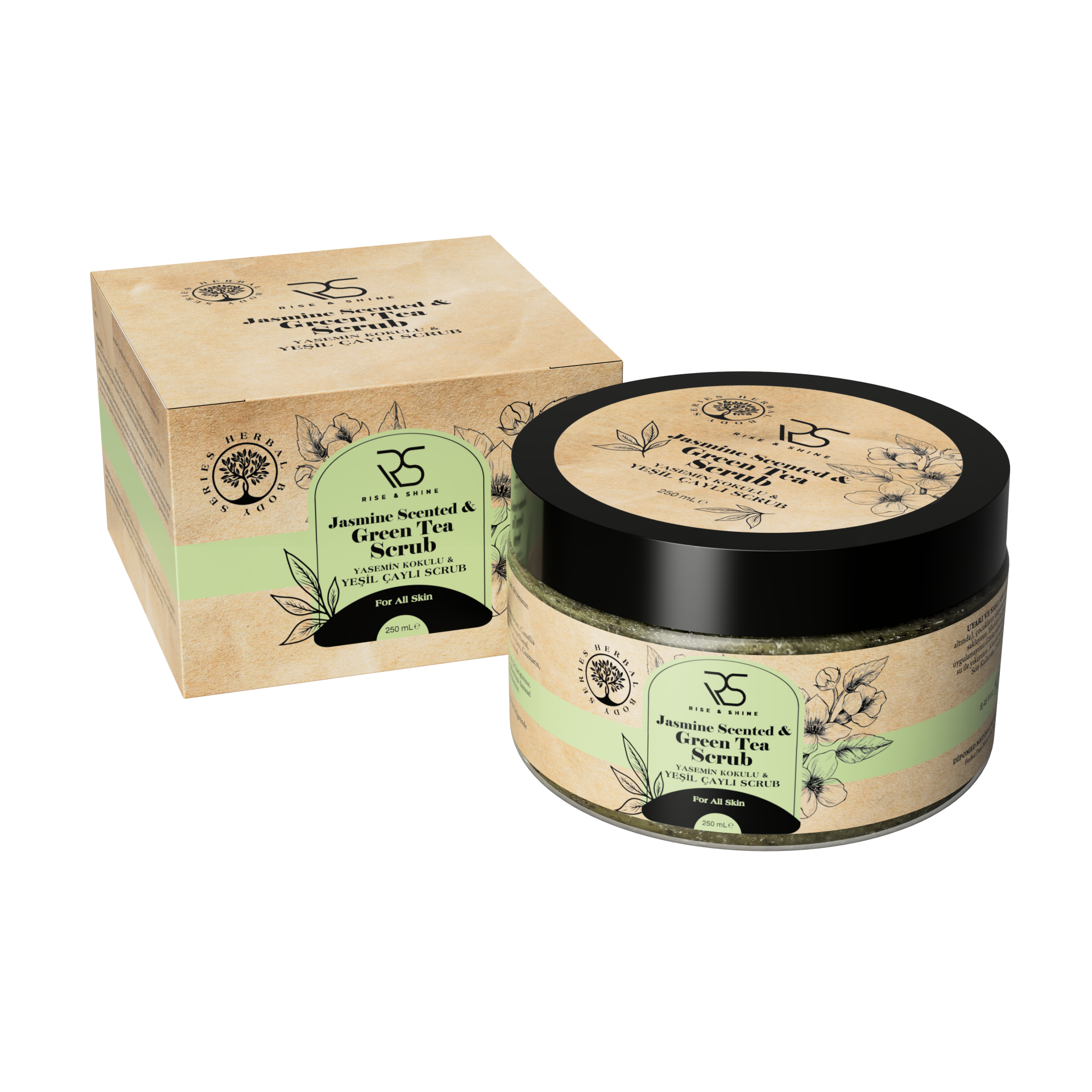 Rise & Shine Yasemin & Yeşil Çaylı Scrub - 250 ML