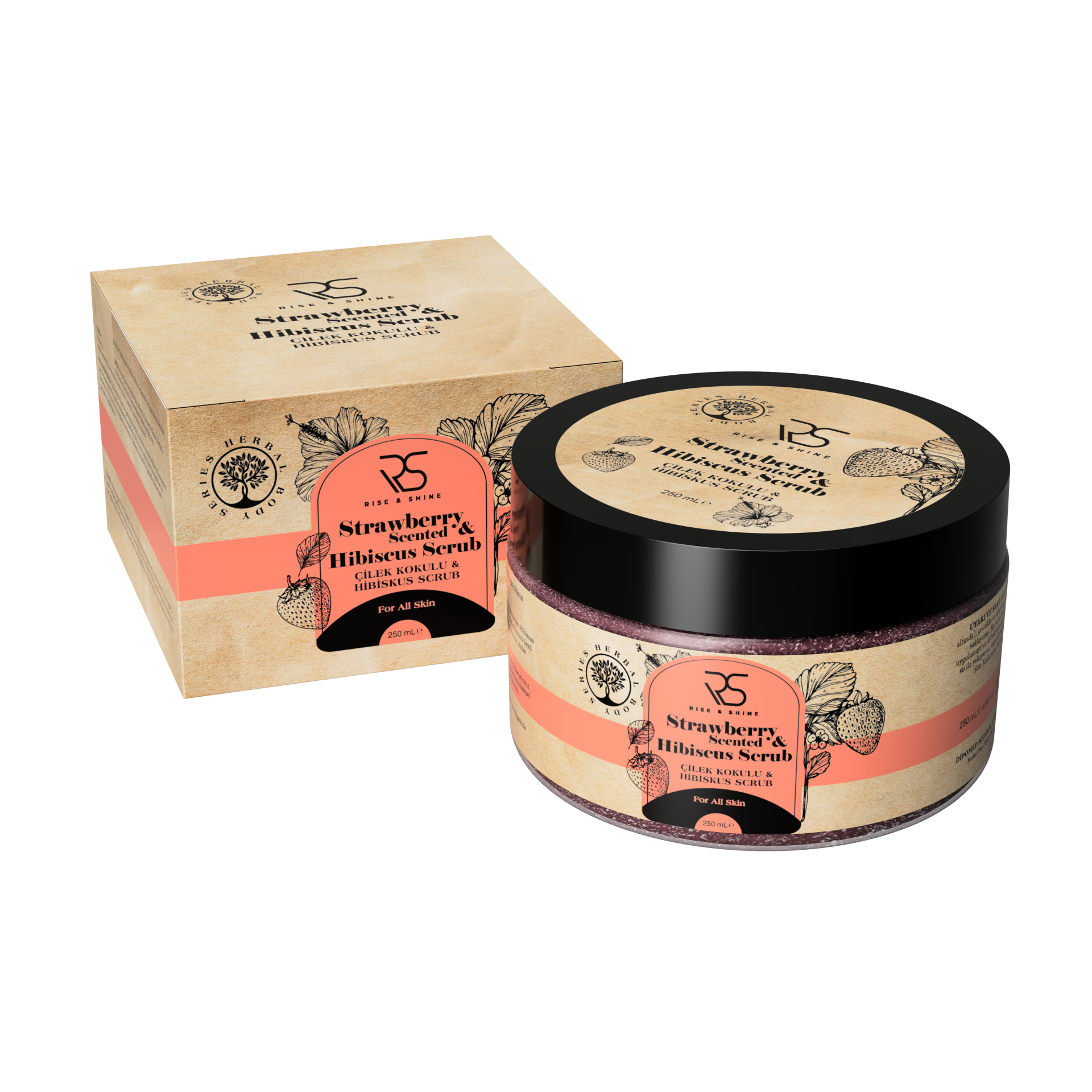 Rise & Shine Strawberry & Hibiscus Scrub - 250 ML