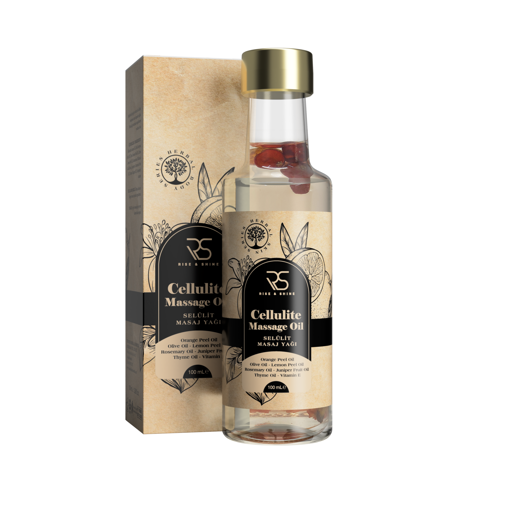 Rise & Shine Selülit Masaj Yağı - 100 ML