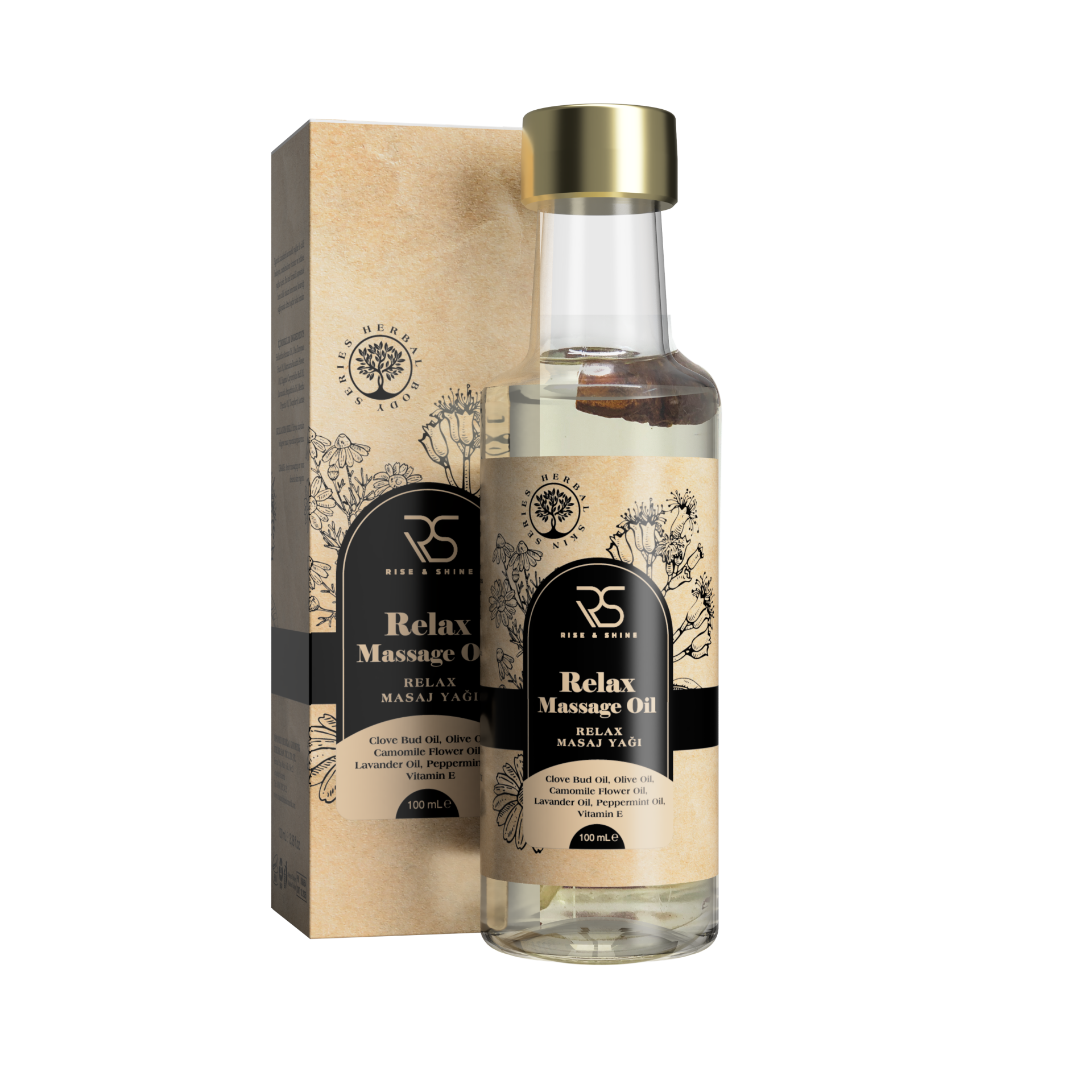 Rise & Shine Relax Masaj Yağı - 100 ML