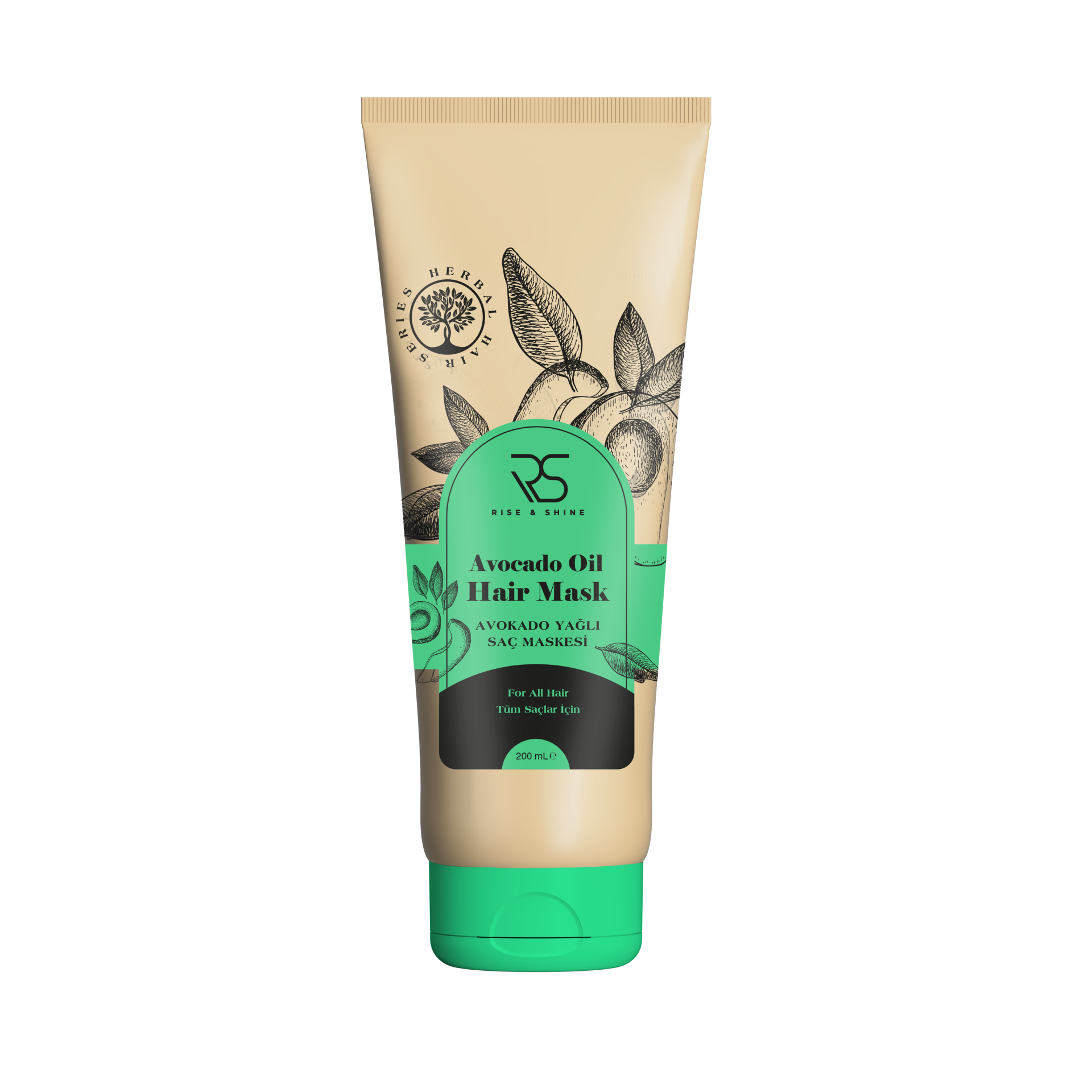 Rise & Shine Avokado Yağlı Saç Maskesi - 200 ML