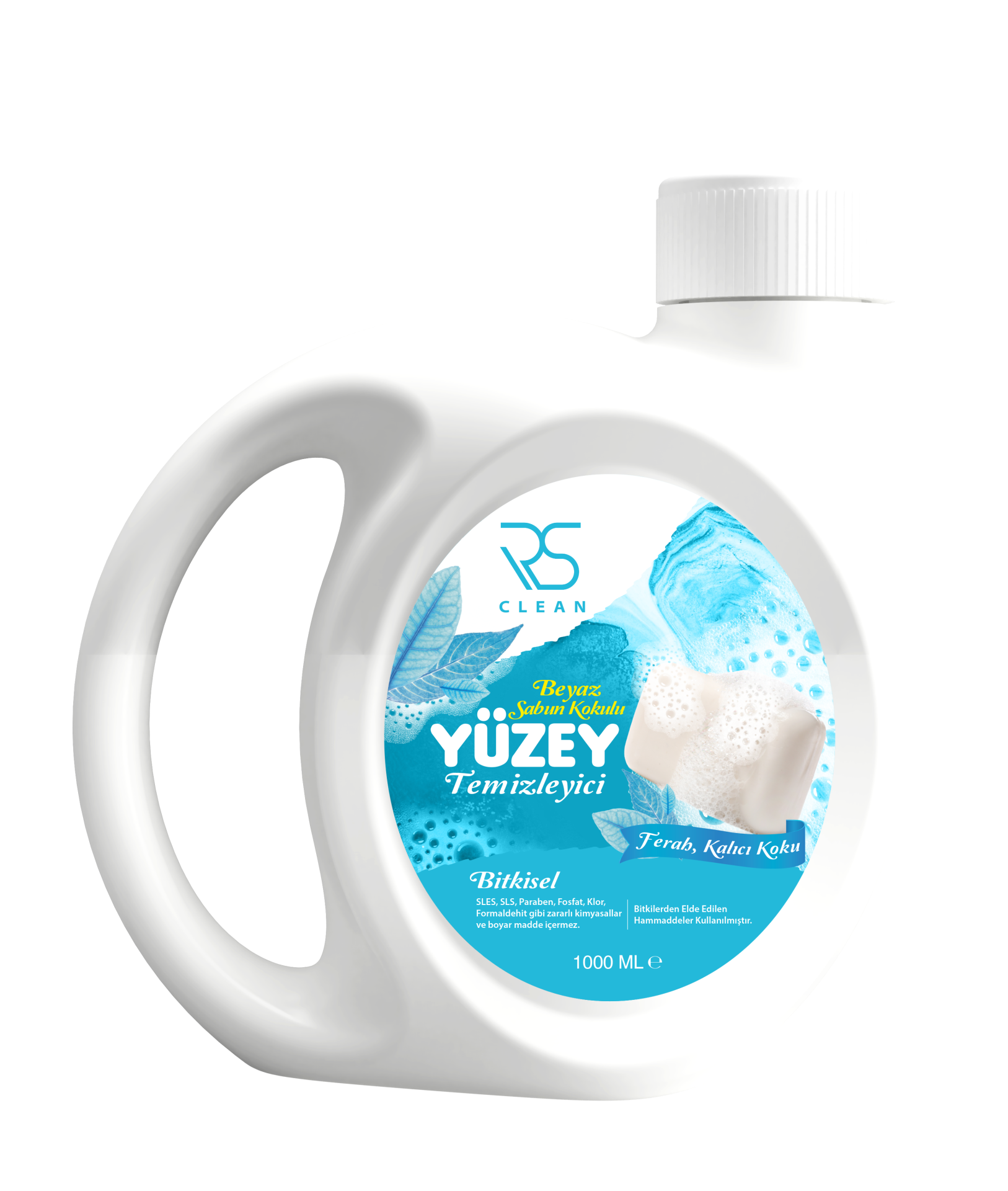 Rs Clean Bitkisel Beyaz Sabunlu Yüzey Temizleyici - 1000 ML