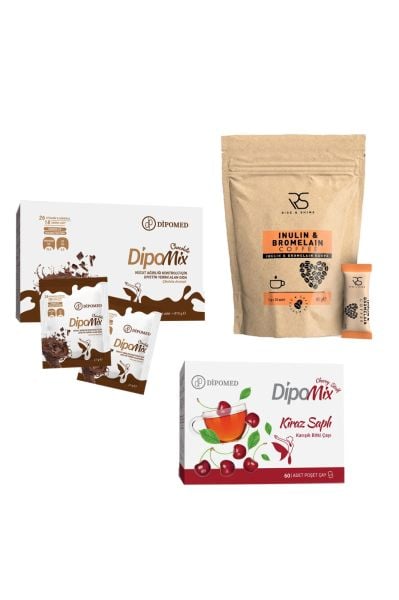 Bayram Kampanyası Muhteşem Üçlü ( Dipomix Çikolata  + Kahve + Kiraz Saplı Çay )