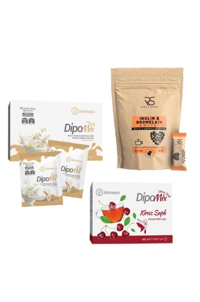 Bayram Kampanyası Muhteşem Üçlü ( Dipomix Vanilya + Kahve + Kiraz Saplı Çay )