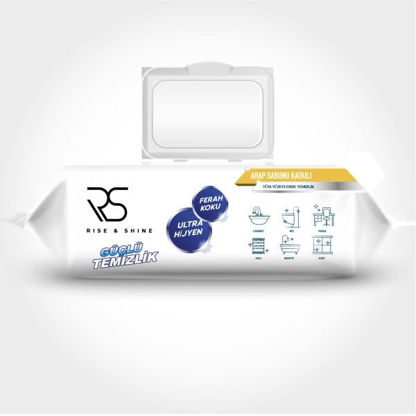 Arap Sabunu Katkılı Yüzey Temizleme Havlusu 100'lü