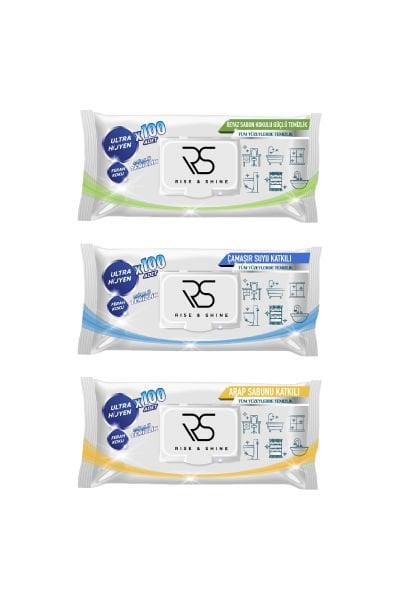 3'lü Yüzey Temizleme Havlu Seti